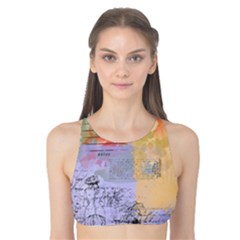Scrapbook Paris Vintage France Tank Bikini Top by Salman4z