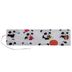 Giant Panda Bear Cuteness Roll Up Canvas Pencil Holder (l) by Salman4z