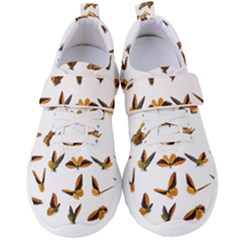 Butterfly Butterflies Insect Swarm Women s Velcro Strap Shoes by Salman4z