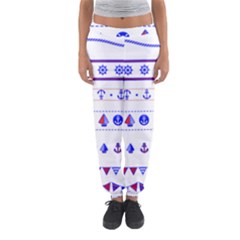 Marine Nautical Clip Art Women s Jogger Sweatpants by Salman4z