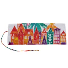 Vector Graphics Amsterdam Silhouette Roll Up Canvas Pencil Holder (s) by Salman4z