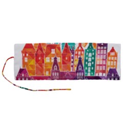 Vector Graphics Amsterdam Silhouette Roll Up Canvas Pencil Holder (m) by Salman4z