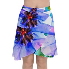 220cde476e6c434b8bbbaee3fd39d8f1 Chiffon Wrap Front Skirt by Fhkhan22