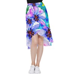 220cde476e6c434b8bbbaee3fd39d8f1 Frill Hi Low Chiffon Skirt by Fhkhan22