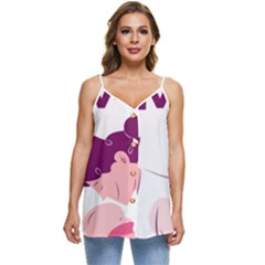 2 20230504 230106 0001 Casual Spaghetti Strap Chiffon Top by Fhkhan22