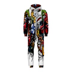 Mural Graffiti Paint Hooded Jumpsuit (kids) by Salman4z