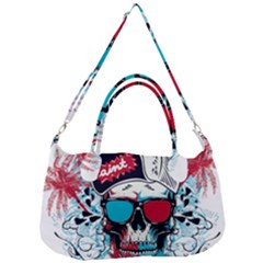 That Cool Graffiti Skull Removable Strap Handbag by Salman4z