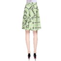 Multicolored Chemical Bond Illustration Chemistry Formula Science A-Line Skirt View2