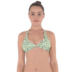 Multicolored Chemical Bond Illustration Chemistry Formula Science Halter Neck Bikini Top by Salman4z
