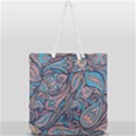 Background Ornament Paisley Full Print Rope Handle Tote (Large) View2