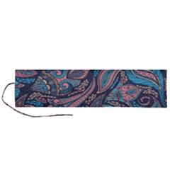 Background Ornament Paisley Roll Up Canvas Pencil Holder (l) by Salman4z