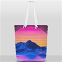 Sun Ultra Artistic 3d Illustration Sunset Full Print Rope Handle Tote (Small) View2