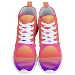 Sunset Summer Time Women s Lightweight High Top Sneakers by Salman4z