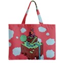 Minimal Digital Cityscape Zipper Mini Tote Bag View2