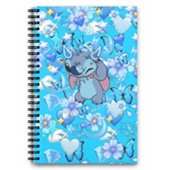 Blue Stitch Aesthetic 5 5  X 8 5  Notebook by Salman4z