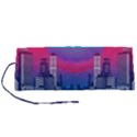 Retro Cityscape Artist Artwork Digital Art Roll Up Canvas Pencil Holder (S) View1