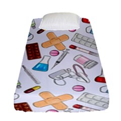 Medicine Fitted Sheet (single Size) by SychEva
