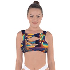 Surrealist Fantasy Dream Nature Bandaged Up Bikini Top by Jancukart