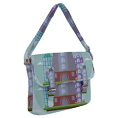 Amsterdam Landmark Landscape Buckle Messenger Bag by Sudheng