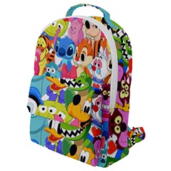 Illustration Cartoon Character Animal Cute Flap Pocket Backpack (small) by Sudheng