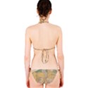 Vintage World Map Physical Geography Classic Bikini Set View2
