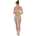 Vintage World Map Physical Geography Bandaged Up Bikini Set  View2