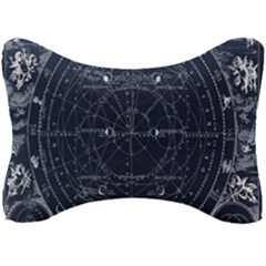 Vintage Astrology Poster Seat Head Rest Cushion by ConteMonfrey