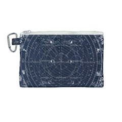 Vintage Astrology Poster Canvas Cosmetic Bag (medium) by ConteMonfrey