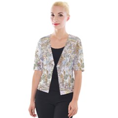 Vintage Astronomy  Cropped Button Cardigan by ConteMonfrey