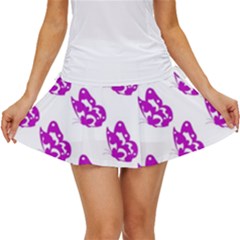 Purple Butterflies On Their Own Way  Women s Skort by ConteMonfrey