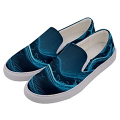 Technology Computer Background (1) Men s Canvas Slip Ons by Simbadda