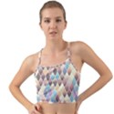 Abstract Colorful Diamond Background Tile Mini Tank Bikini Top View1