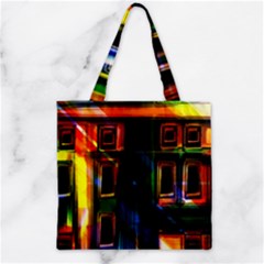 Architecture City Homes Window Zipper Grocery Tote Bag by Amaryn4rt