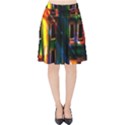 Architecture City Homes Window Velvet High Waist Skirt View1