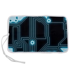 A Completely Seamless Background Design Circuitry Pen Storage Case (s) by Amaryn4rt