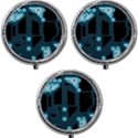 A Completely Seamless Background Design Circuitry Mini Round Pill Box (Pack of 3) View1
