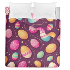 Easter Eggs Egg Duvet Cover Double Side (queen Size) by Ravend