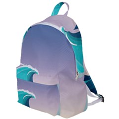 Tsunami Tidal Wave Wave Minimalist Ocean Sea 4 The Plain Backpack by Wegoenart