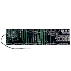 Printed Circuit Board Circuits Roll Up Canvas Pencil Holder (l) by Celenk