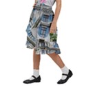 Squad Latvia Architecture Kids  Ruffle Flared Wrap Midi Skirt View2