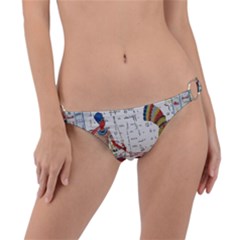 Egyptian Tutunkhamun Pharaoh Design Ring Detail Bikini Bottoms by Celenk