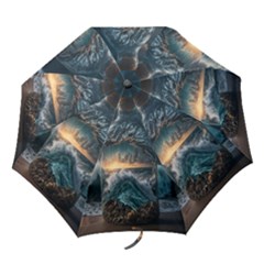 Fantasy People Mysticism Composing Fairytale Art 2 Folding Umbrellas by Uceng