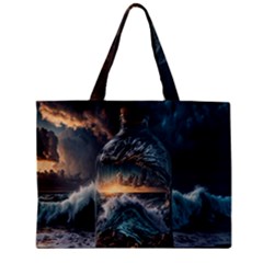 Fantasy People Mysticism Composing Fairytale Art 2 Zipper Mini Tote Bag by Uceng