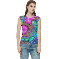 Abstract Art Psychedelic Experimental Women s Raglan Cap Sleeve Tee by Uceng