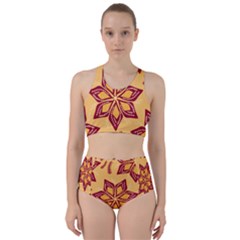 Flower Mandala Template Sketch Drawing Art Racer Back Bikini Set by Uceng