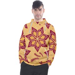 Flower Mandala Template Sketch Drawing Art Men s Pullover Hoodie by Uceng