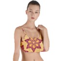 Flower Mandala Template Sketch Drawing Art Layered Top Bikini Top  View1
