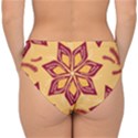 Flower Mandala Template Sketch Drawing Art Double Strap Halter Bikini Bottoms View2