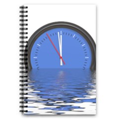 The Eleventh Hour Clock Time Catastrophe 5 5  X 8 5  Notebook by Wegoenart