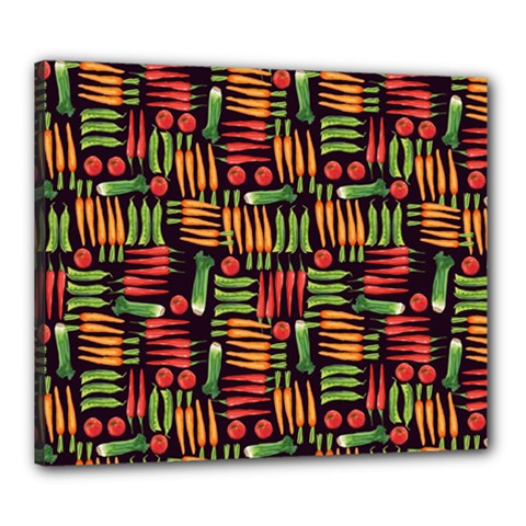 Vegetable Canvas 24  X 20  (stretched) by SychEva